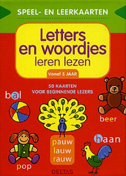 Speel- en leerkaarten Letters en woordjes leren lezen