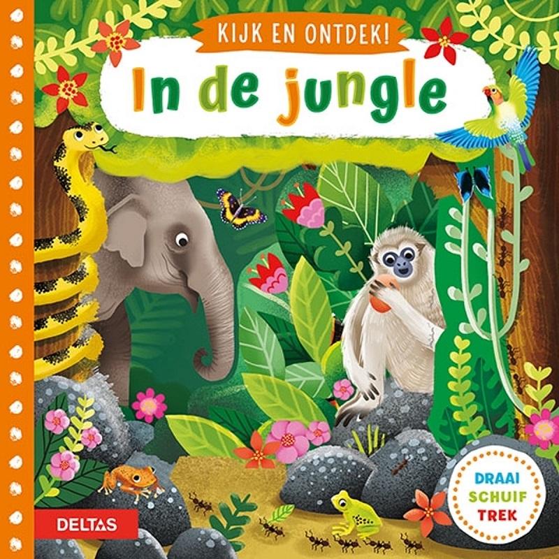 Boek - Kijk en ontdek! In de jungle