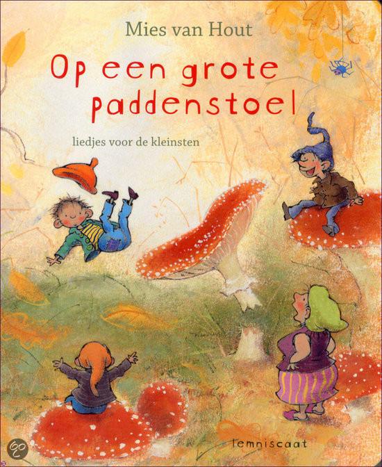 Boek Op een grote paddenstoel kartonboek met CD