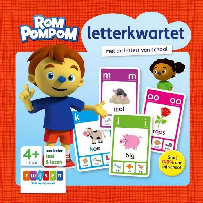 Rompompom Letterkwartet