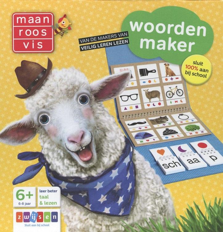 Maan roos vis woordenmaker 6+