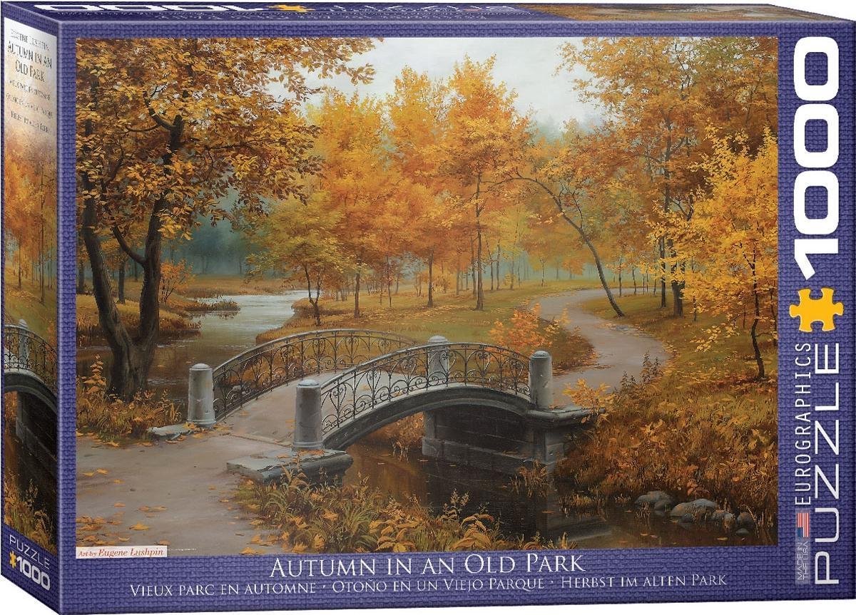 Puzzel Autumn in an Old Park (1000 st)