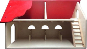 Van Dijk Toys houten speelgoed Boerderij - naturel rood (Kinderopvang kwaliteit)