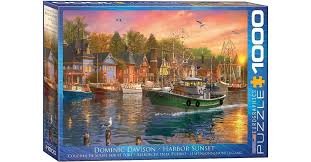 Puzzel Harbor Sunset (1000 st)