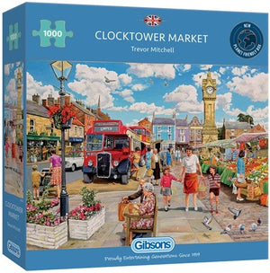 Gibsons Puzzel Clocktower Market (1000 st)