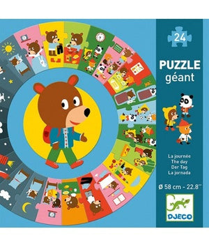 Djeco Puzzle Giant - De dag