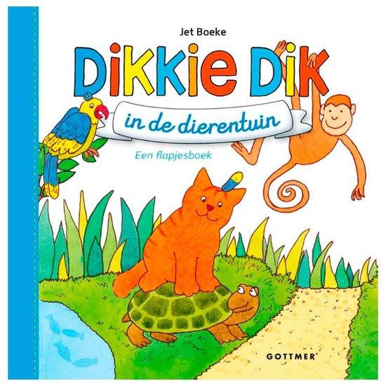 Dikkie Dik in de dierentuin (flapjesboek karton). 1+