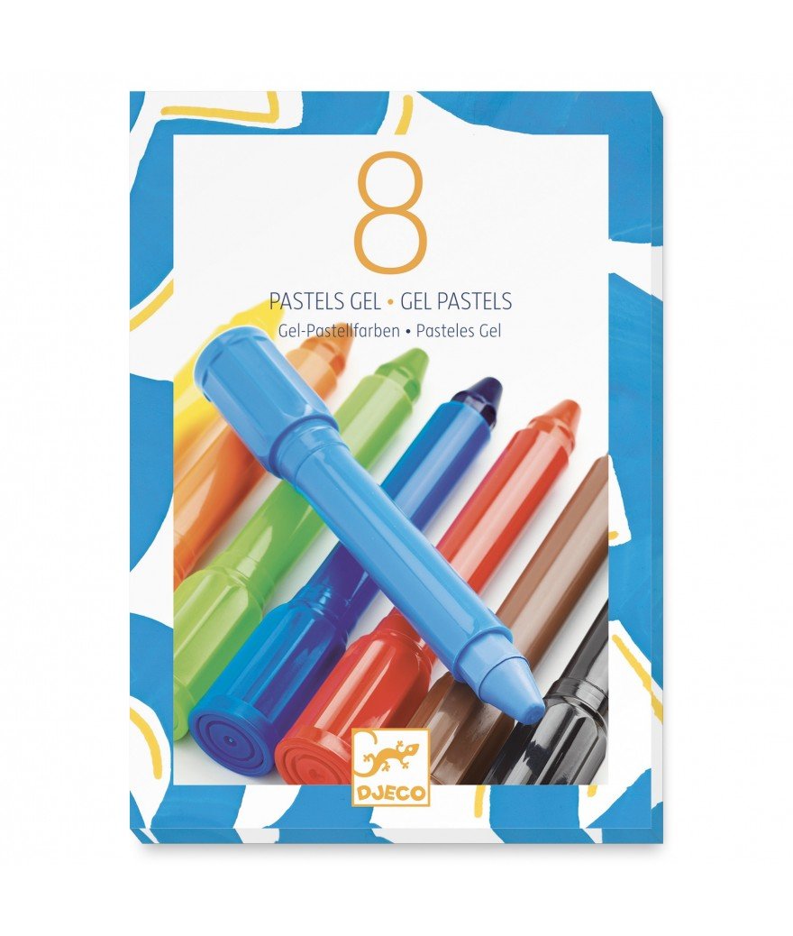 8 Gelstiften Pastel - Djeco