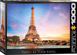 Puzzel Paris - La Tour Eiffel (1000 st)