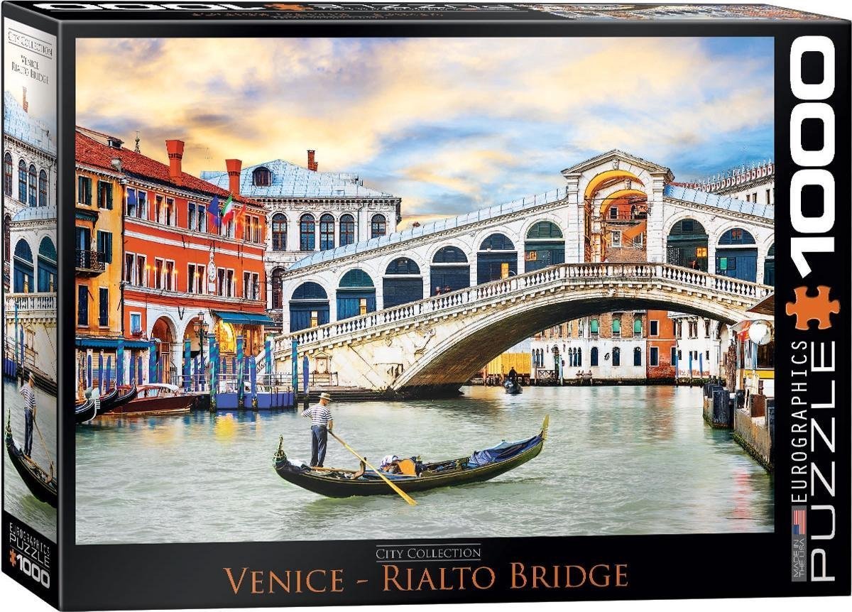 Puzzel Venice - Rialto Bridge (1000 st)