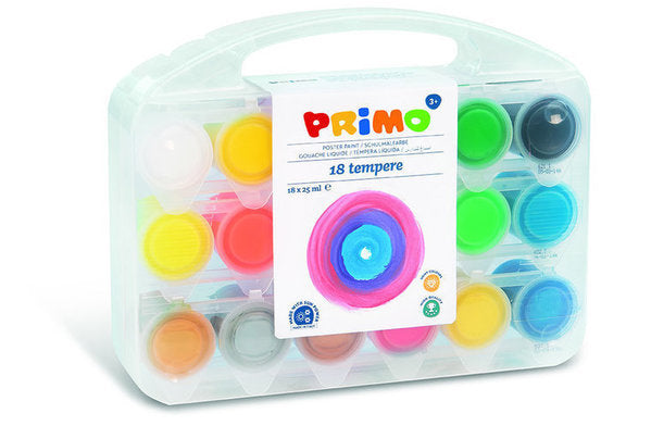 Primo - Plakaatverf Metal + Fluo (18 x 25ml)