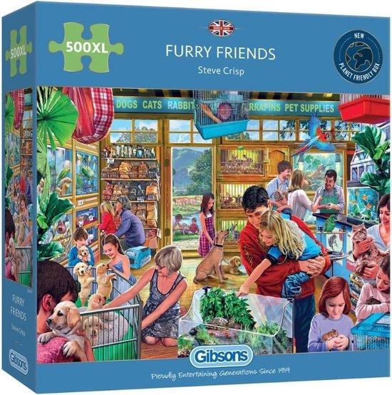 Gibsons Puzzle Furry Friends (500XL)