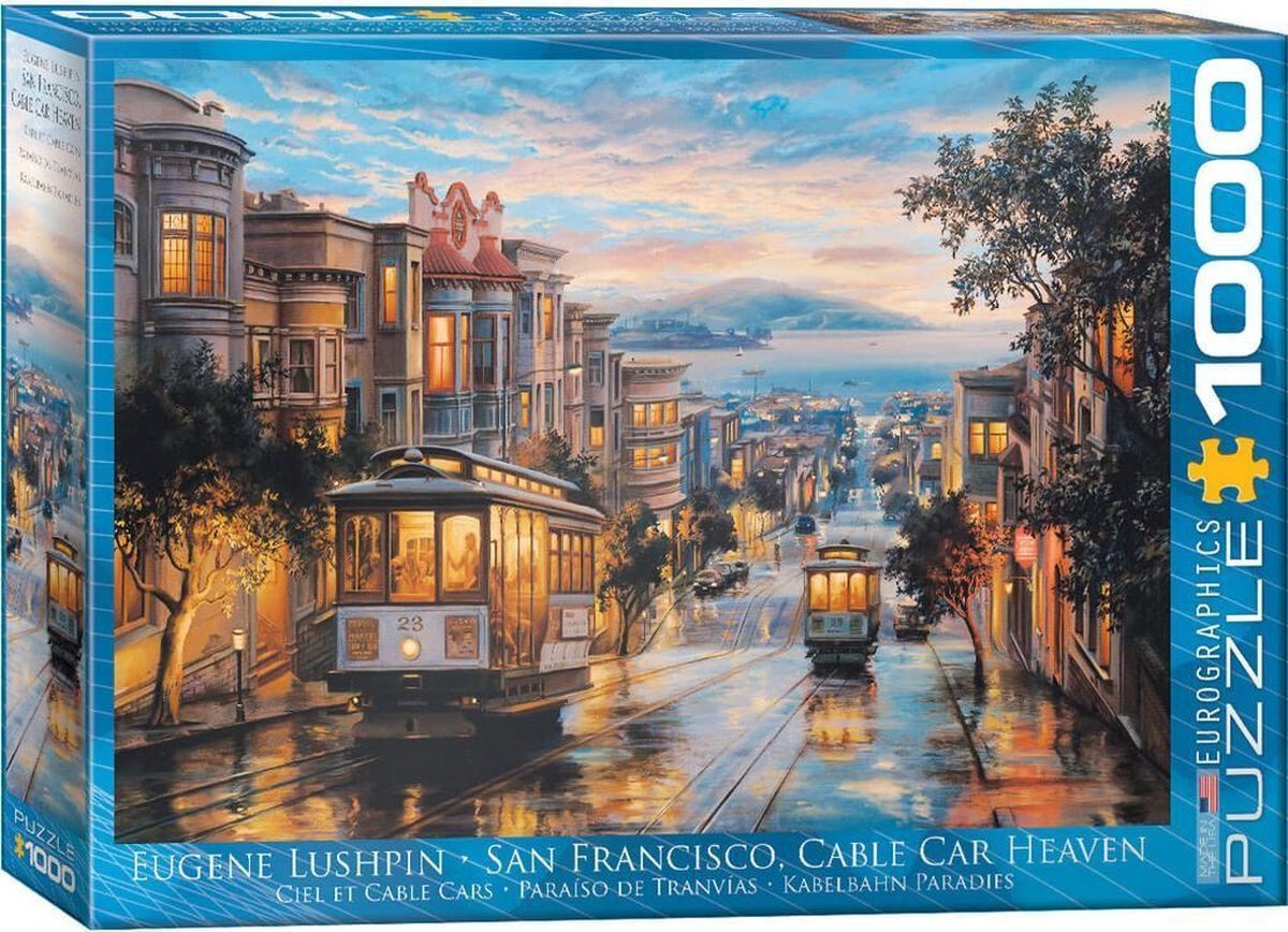 Puzzel San Francisco Cable Car Heaven (1000 st)