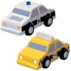 PlanToys City taxi & politiewagen