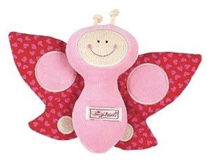 Sigikid Rammelaar vlinderfiguur rood