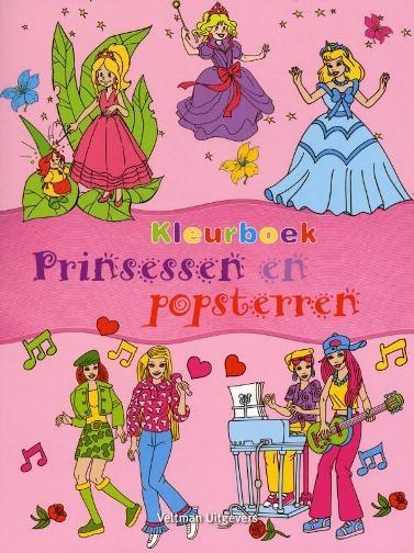 Boek - Kleurboek Prinsessen en popsterren