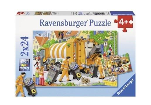 Ravensburger Puzzel Vuilophaaldienst ( 2x24 st.)