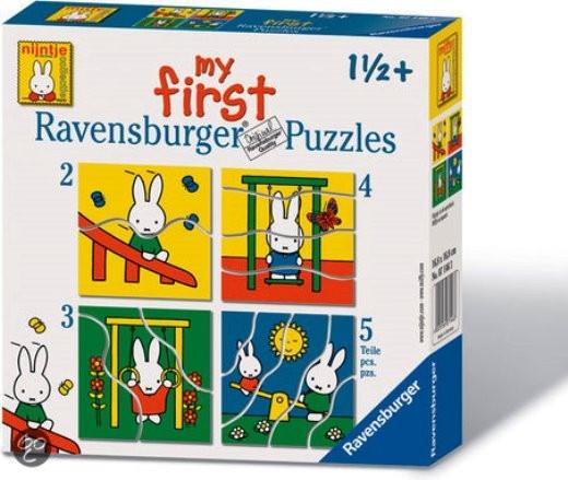 Ravensburger Puzzel Nijntje (2+3+4+5)