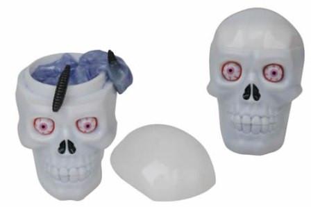 Slime: Schedel met Slijm en Wormen