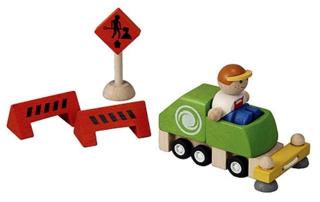 PlanToys Set voor Stratenreiniging