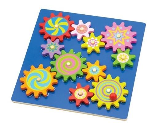 New Classic Toys Puzzel met roterende tandwielen