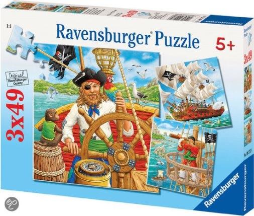 Ravensburger 3 in 1 puzzel Piratenavontuur