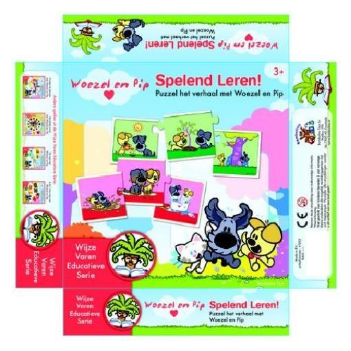 Spelend Leren! Puzzel het verhaal met Woezel en Pi