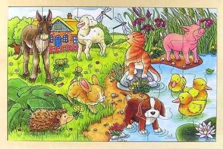 Puzzel Babydieren