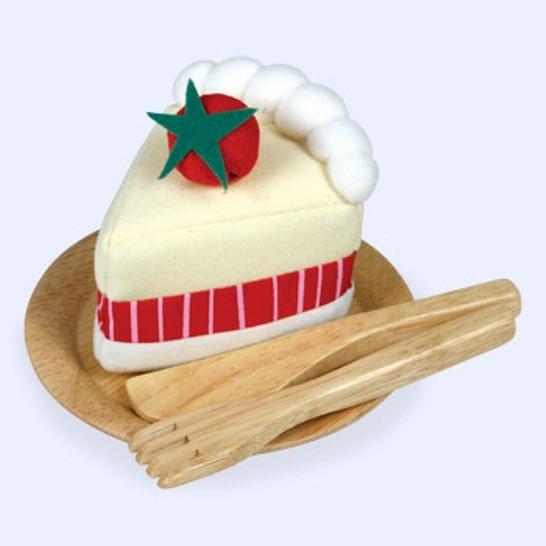 Allehand Taartstuk met bordje + bestek