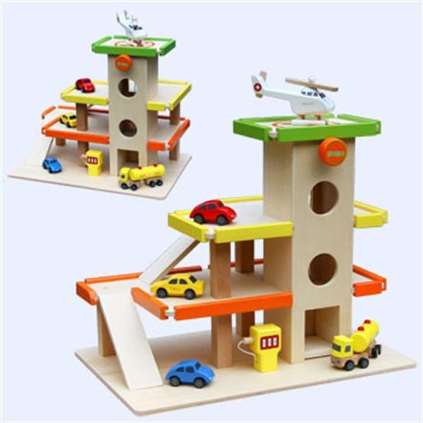 Allehand Garage met lift - groen. geel en oranje