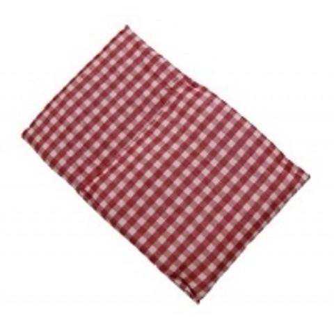 Allehand Dekje rood geruit