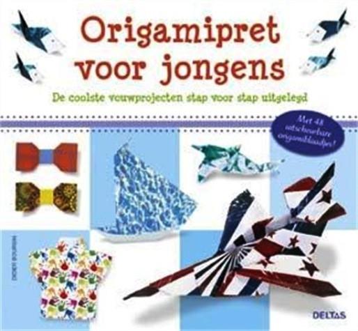 Origamipret voor jongens