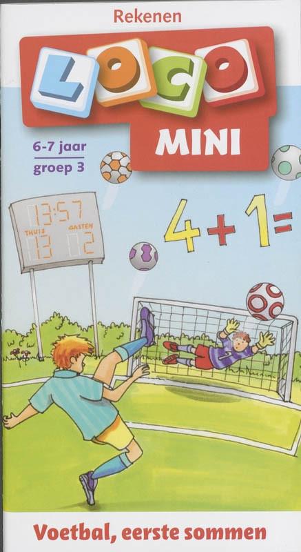 Mini Loco boekje Voetbal. eerste sommen