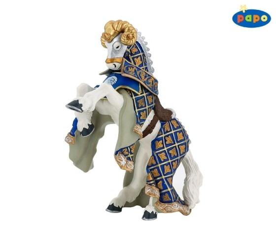 Papo Paard van ridder (blauw)