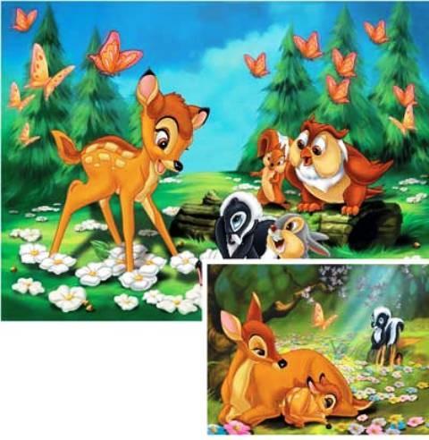 Puzzel set Mijn vriend Bambi