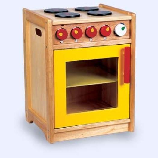 Allehand Fornuis met geel deurtje