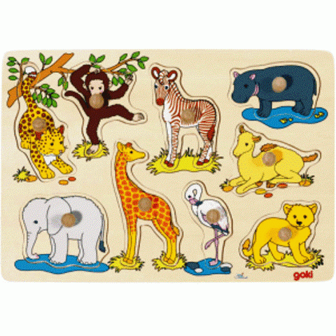 Steekpuzzel : Afrikaanse babydieren