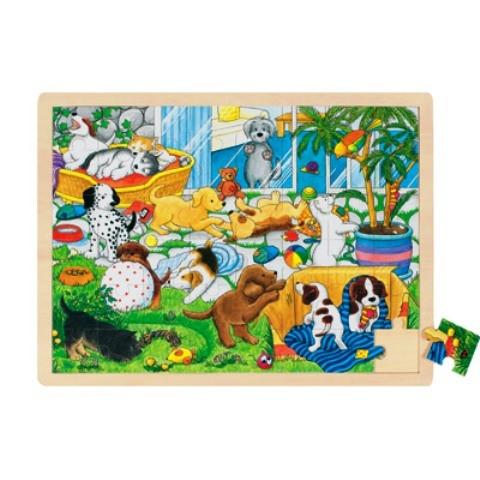 Massieve puzzel Puppy school