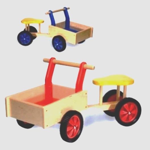 Allehand Bakfiets klein (rood of blauw)