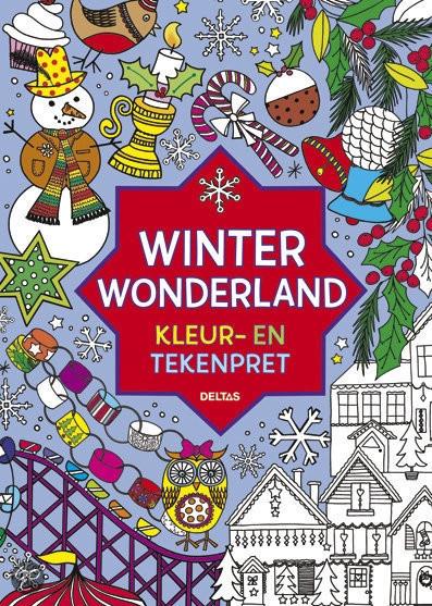 Winter Wonderland kleur -en tekenpret
