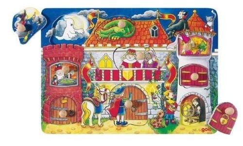 Steekpuzzel : Burcht. met achtergrondafbeeldingen