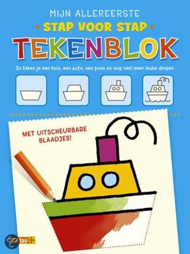 Tekenblok Mijn allereerste stap voor stap tekenblo