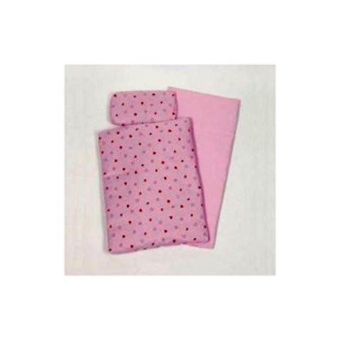 Goki Poppenbeddengoed Roos met hartjes