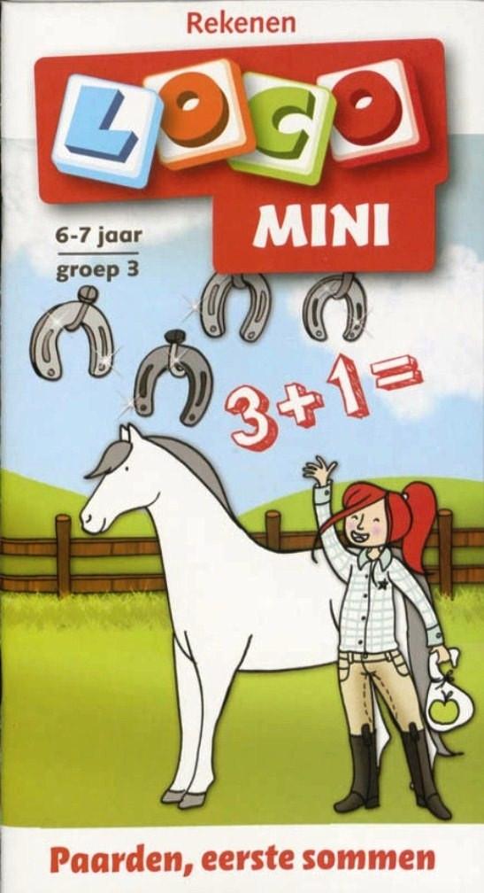 Mini Loco Boekje Beginnend rekenen - Paarden