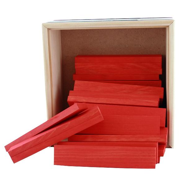 Kapla Kistje met 40 plankjes (oranje)