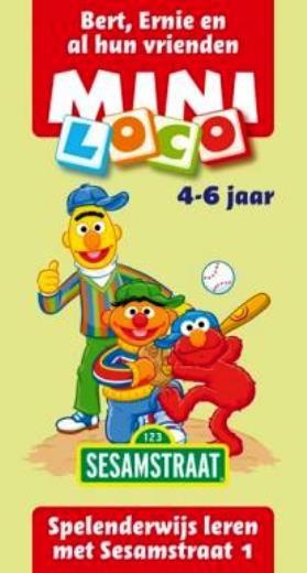 Mini Loco boekje Bert. Ernie en al hun vrienden