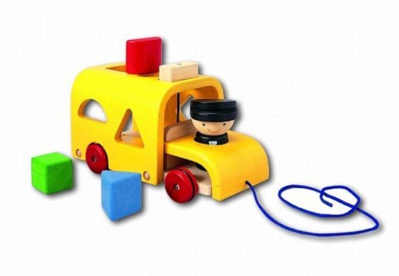 PlanToys Sorteer Schoolbus