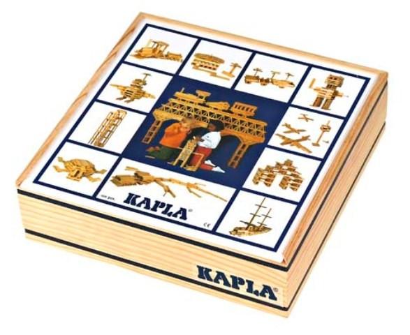 Kapla Doos met 100 plankjes (naturel)