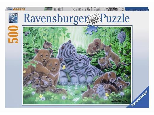 Ravensburger Puzzel Jonge dieren in het bos