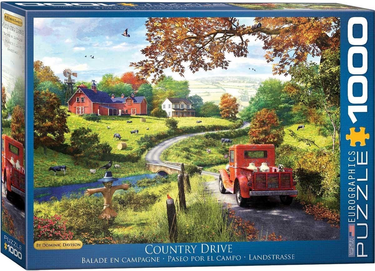 Puzzel Country Drive (1000 st)